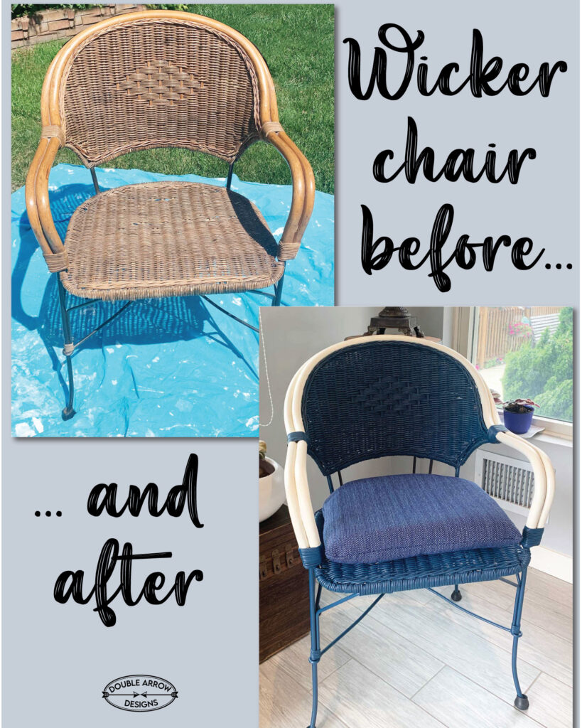 Painted rattan online chairs