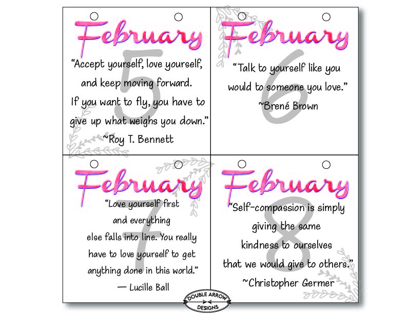 Free Calendar Download For The Month Of February To Inspire You ...