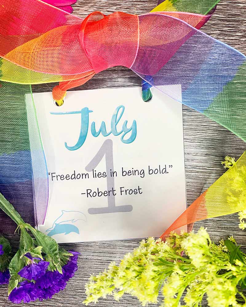 July calendar printable 