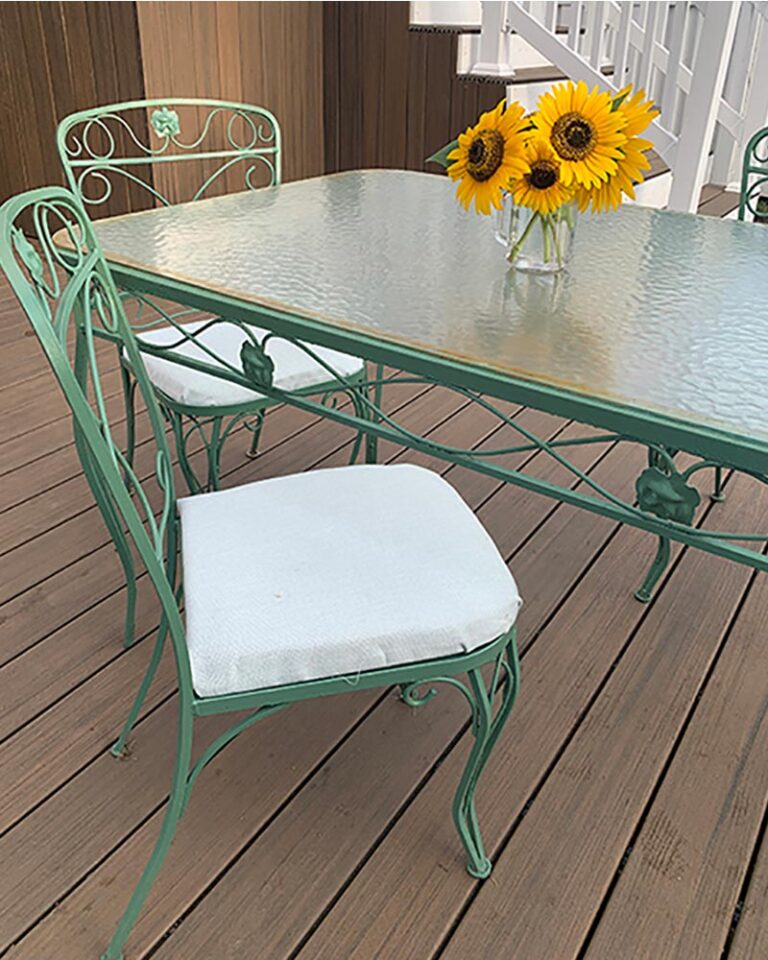 repurposed patio set
