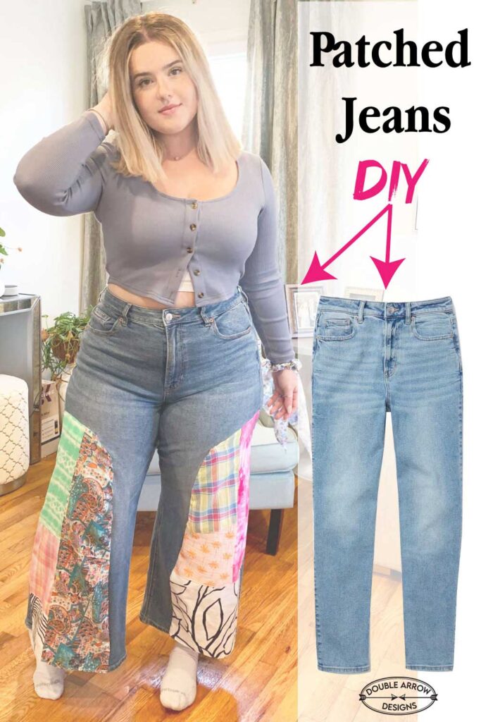 diy patchwork jeans