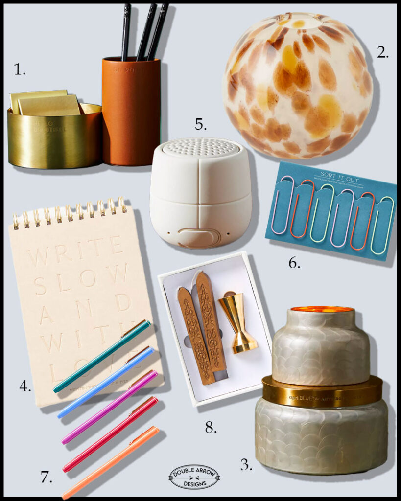 Desk accessories to compliment calendars