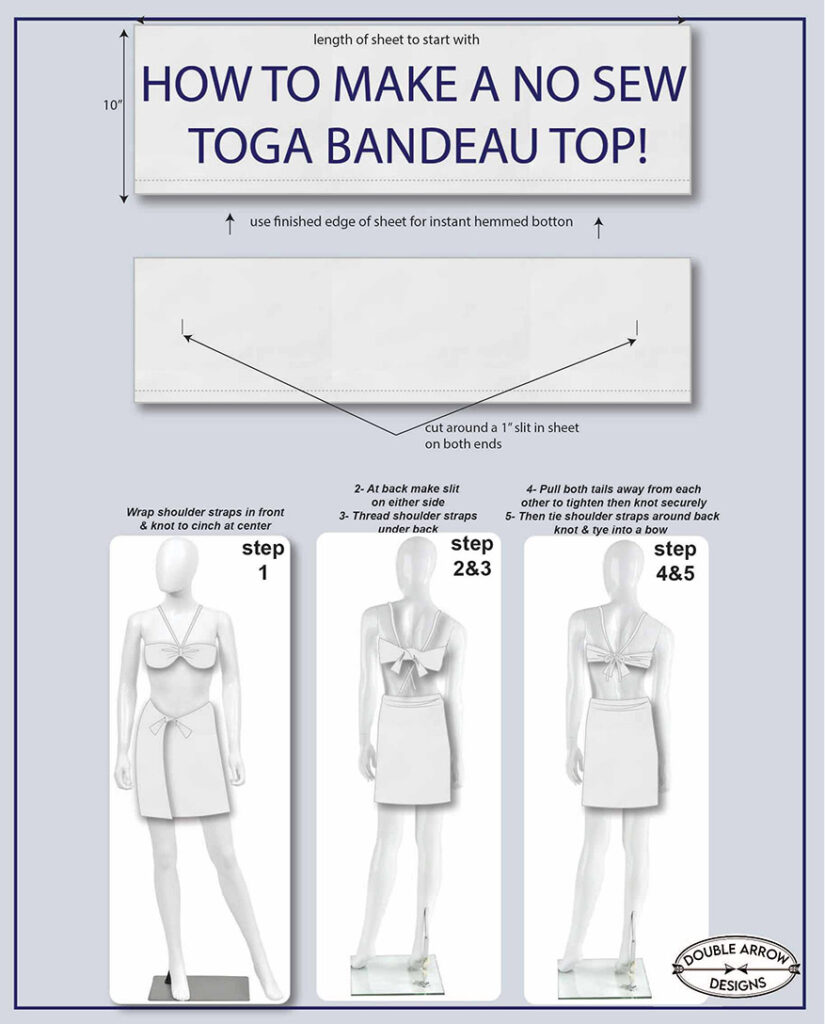 how to make a toga out of a sheet